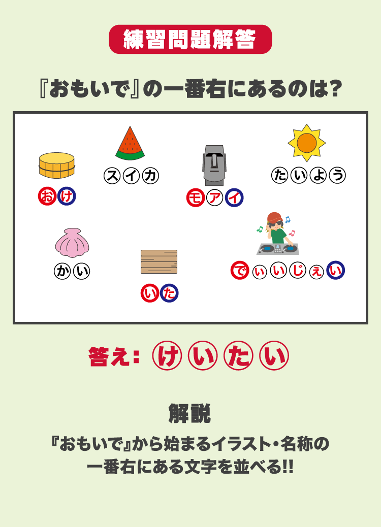 モックスタウン 解答